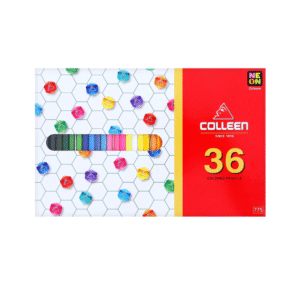ดินสอสีไม้ 36 สี แท่งยาว ยี่ห้อ คอลลีน (1 กล่อง)