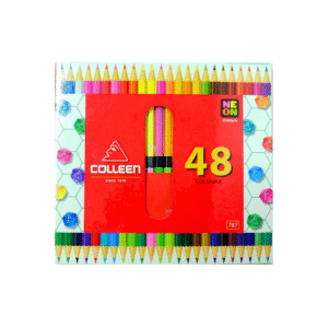 ดินสอสีไม้ 48 สี 2 หัว ยี่ห้อ คอลลีน (1 กล่อง)