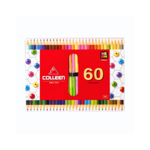 ดินสอสีไม้ 60 สี 2 หัว ยี่ห้อ คอลลีน (1 กล่อง)