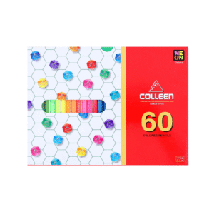 ดินสอสีไม้ 60 สี แท่งยาว ยี่ห้อ คอลลีน (1 กล่อง)