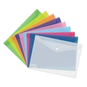 แฟ้มกระดุม 1 เม็ด No.421A4 ยี่ห้อ ช้าง (คละสี)(1 เล่ม)