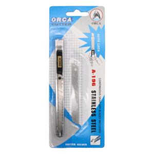 มีดคัตเตอร์เล็ก No.A-196 ยี่ห้อ ออร์ก้า (1 อัน)