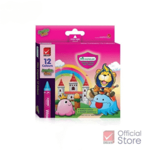 สีเทียน จัมโบ้ 12 สี ยี่ห้อ มาสเตอร์อาร์ต (1 กล่อง)