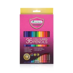 สีไม้ยาว 36 สี  ยี่ห้อมาสเตอร์อาร์ต (1 กล่อง)