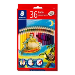 ดินสอสีไม้ 36 สี LUNA ยี่ห้อ สเต็ดเล่อร์ (1 กล่อง)