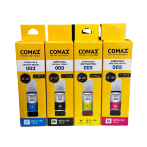 หมึกเทียบ EPSON No.003 ยี่ห้อ COMAX (1 กล่อง)