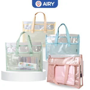 กระเป๋าเอกสาร A4 No.HX-6916 ยี่ห้อ AIRY (คละสี)(1 ใบ)