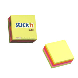 กระดาษโน๊ต 2"x2" No.21203 ยี่ห้อ STICK’N (คละสี)(1 แพ็ค)