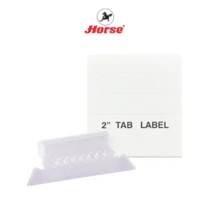 อินเด็กซ์แฟ้มแขวน+กระดาษ ยี่ห้อ ม้า (1x50ชุด)(1 แพ็ค)
