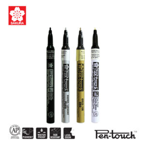 ปากกาเพ้นท์หัวเล็ก 1.0มม. PEN-TOUCH MARKER ยี่ห้อ ซากุระ (1 ด้าม)