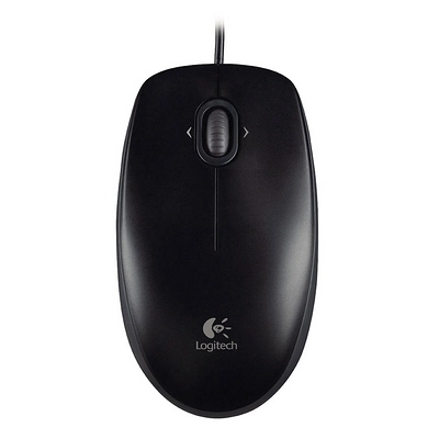 เม้าส์ใช้สาย สีดำ No.M100R ยี่ห้อ LOGITECH (1 อัน)