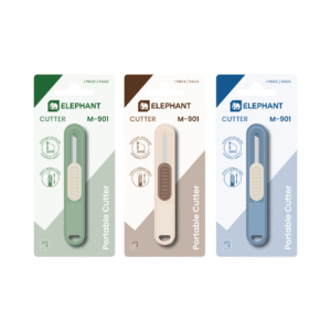 คัตเตอร์มินิ No.M-901 ยี่ห้อ ช้าง (คละสี)(1 อัน)