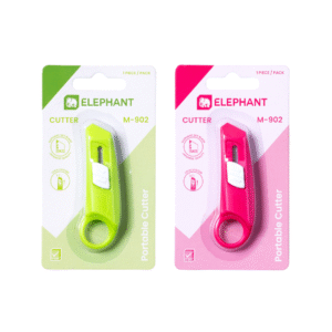 คัตเตอร์มินิ No. M-902 ยี่ห้อ ช้าง (คละสี)(1 อัน)