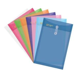 แฟ้มกระเป๋าซองตาไก่ขยายข้าง No.435F ยี่ห้อ ช้าง (คละสี)(1 เล่ม)