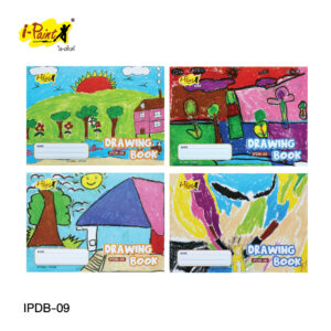 สมุดวาดเขียน No.IPDB-09 ยี่ห้อ I-PAINT (คละลาย)(1 เล่ม)