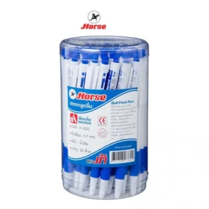 ปากกาลูกลื่น 0.7มม. No.H-300 ยี่ห้อ ม้า (1x50ด้าม)(1 กระปุก)