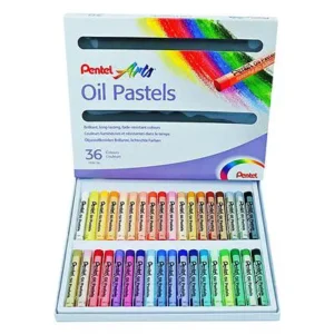 สีชอล์ค 36 สี ยี่ห้อ เพนเทล (1 กล่อง)
