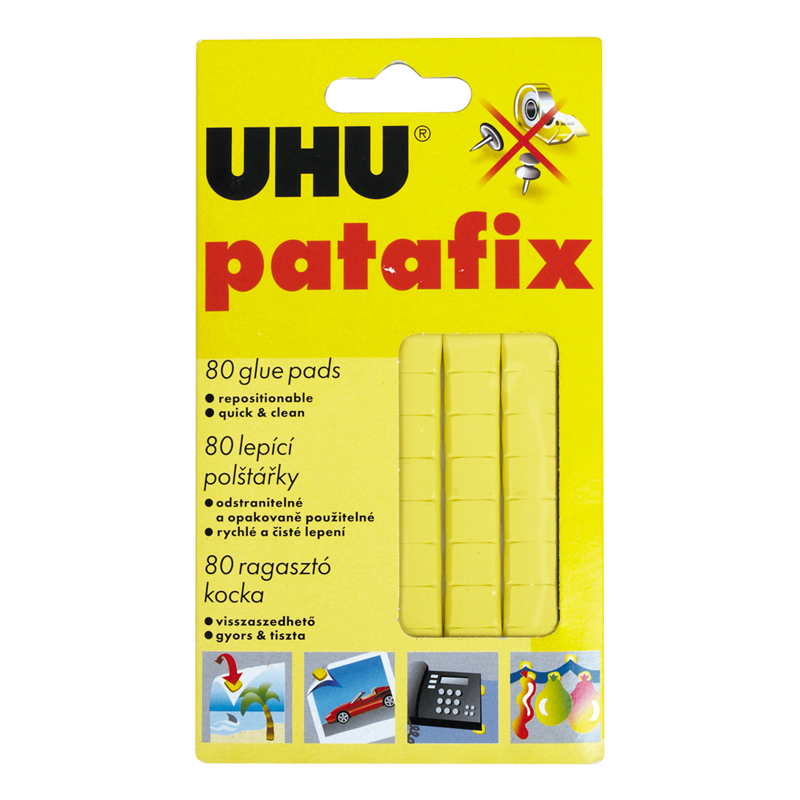 กาวดินน้ำมัน 60 กรัมสีเหลือง ยี่ห้อ UHU (1 แพ็ค)