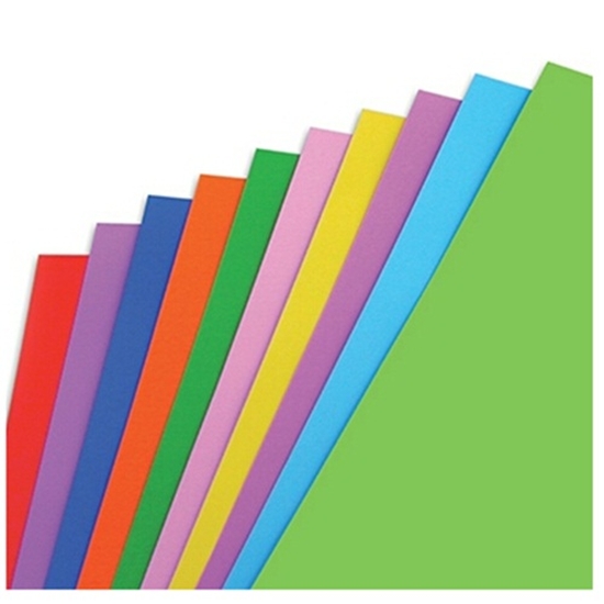 กระดาษโปสเตอร์บาง สี 2 หน้า ขนาด 48 x 68 ซม. (1 แผ่น)