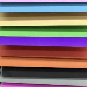 กระดาษโปสเตอร์หนา สีหน้าเดียว ขนาด50x70ซม. (1 แผ่น)