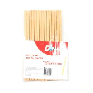ไม้แท่งกลม No.140WO ยี่ห้อ DMAK (1x15อัน)(1 แพ็ค)