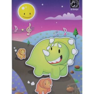 สมุดนักเรียน 80 แผ่น ตระกูล Q ยี่ห้อ ช้าง (คละลาย)(1 เล่ม)