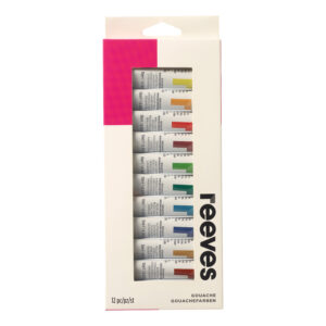 ชุดสีโปสเตอร์ 12 สี ขนาด 10มล. ยี่ห้อ REEVES (1 กล่อง)