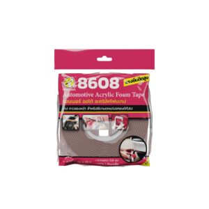 เทปโฟมอะคริลิค 2 หน้า No.8608 (12มม.x2.5เมตร) ยี่ห้อ HAMMER (1 ม้วน)