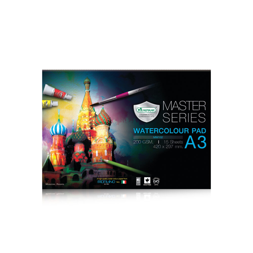 สมุดวาดเขียน MASTER SERIES A3 ยี่ห้อ มาสเตอร์อาร์ต (1 เล่ม)
