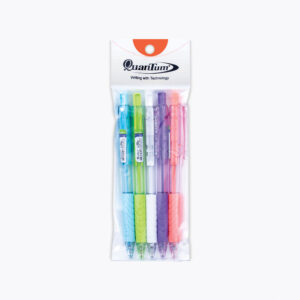 ปากกาเจลสีน้ำเงิน 0.7 007-EXTREME คละสี ยี่ห้อ ควอนตั้ม (1x5ด้าม)
