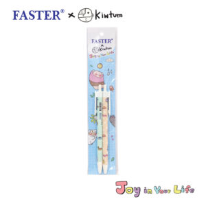 ปากกาลูกลื่นแฟนซี 0.38มม. ยี่ห้อ FASTER (1x2 ด้าม)