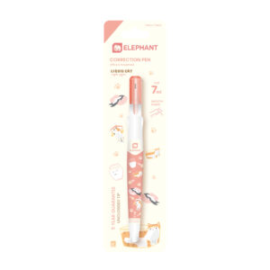 ปากกาลบคำผิด LIQUID CAT 7ml. ยี่ห้อ ช้าง (คละสี)(1 อัน)