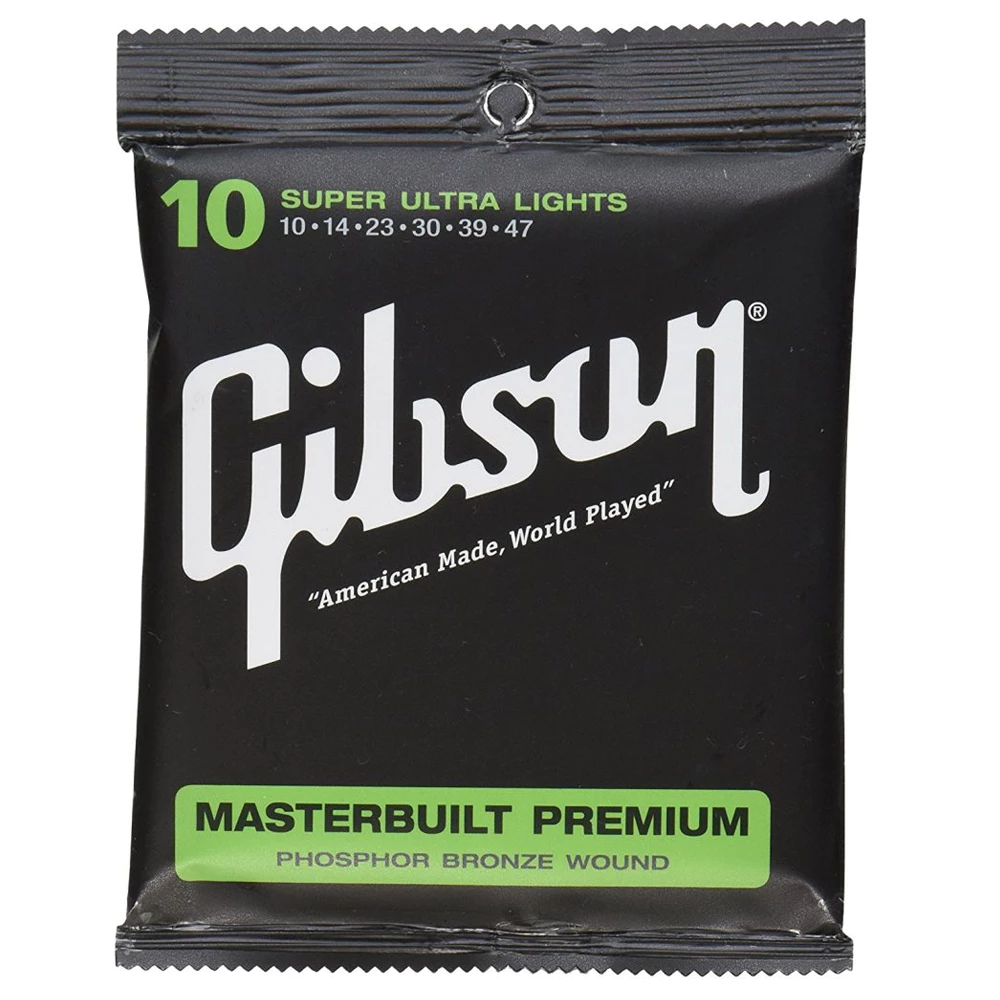 ชุดสายกีต้าร์โปร่ง ยี่ห้อ GIBSON (1 ชุด)