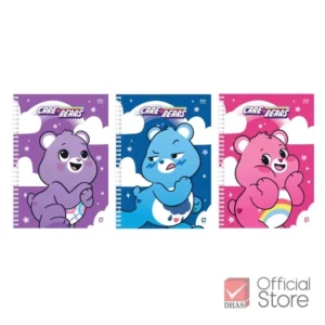สมุดริมลวด B5 CARE BEARS No.WCBPP-104 ยี่ห้อ ช้าง (คละลาย)(1 เล่ม)